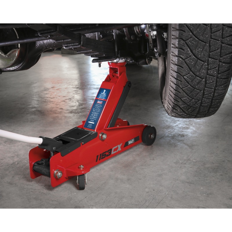 Trolley Jack 3 Tonne Long Reach Heavy-Duty - 1153CX