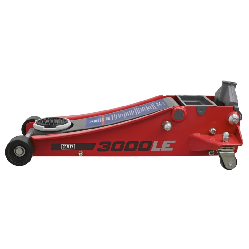 Trolley Jack 3tonne Low Profile Rocket Lift Red - 3000LE