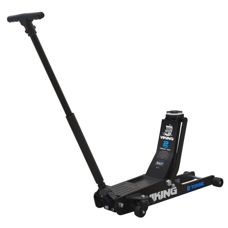 Viking Low Profile Professional Long Reach Trolley Jack 2 Tonne with Rocket Lift - 2100TB