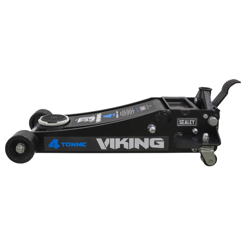 Viking Professional Trolley Jack 4 Tonne Low Profile with Rocket Lift - 4040TB