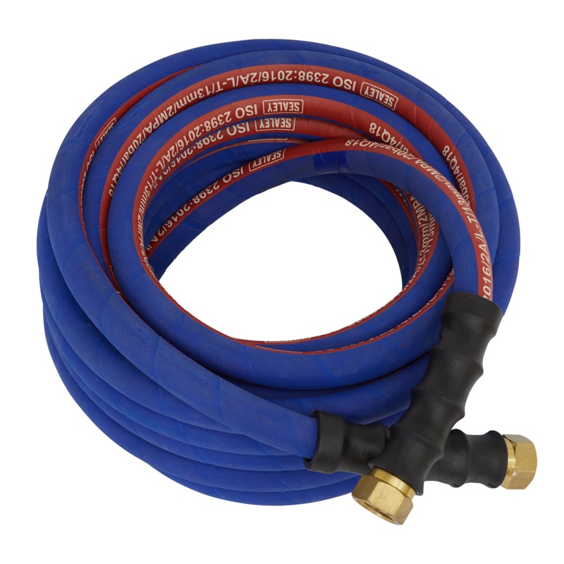 Air Hose 10m x 13mm with 1/2"BSP Unions Extra-Heavy-Duty - AH10R/12
