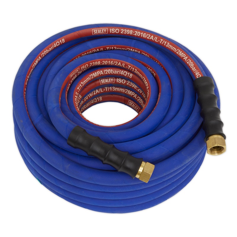 Air Hose 20m x 13mm with 1/2"BSP Unions Extra-Heavy-Duty - AH20R/12