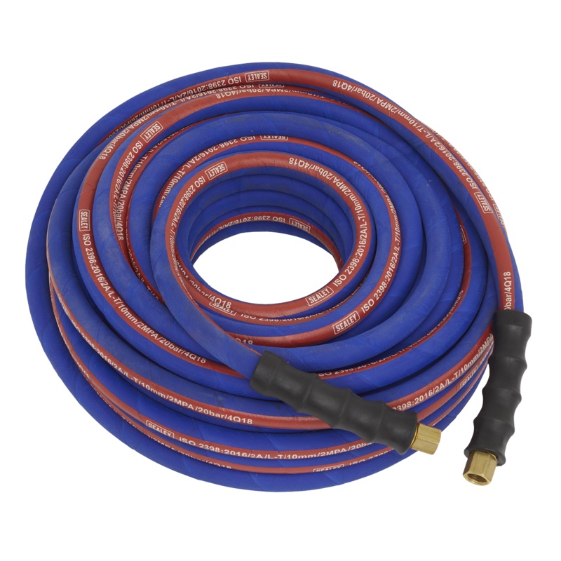Air Hose 20m x 8mm with 1/4"BSP Unions Extra Heavy-Duty - AH20R