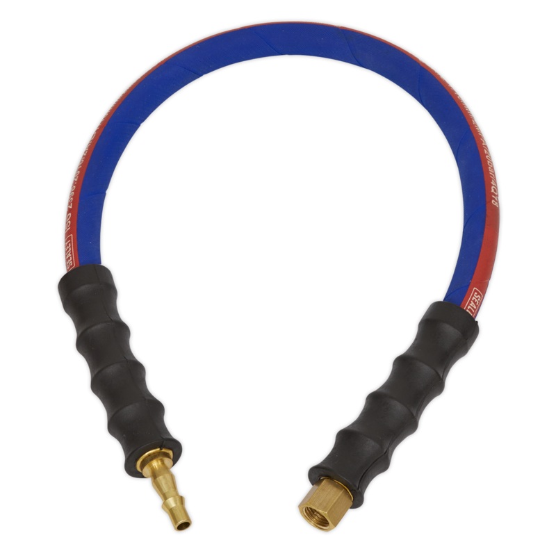 Air Leader Hose 600mm x 8mm with Tailpiece & 1/4"BSP Union - AH2R