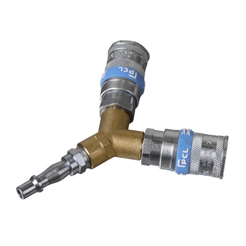 Twin Coupling Bodies Y-Adaptor - AC55