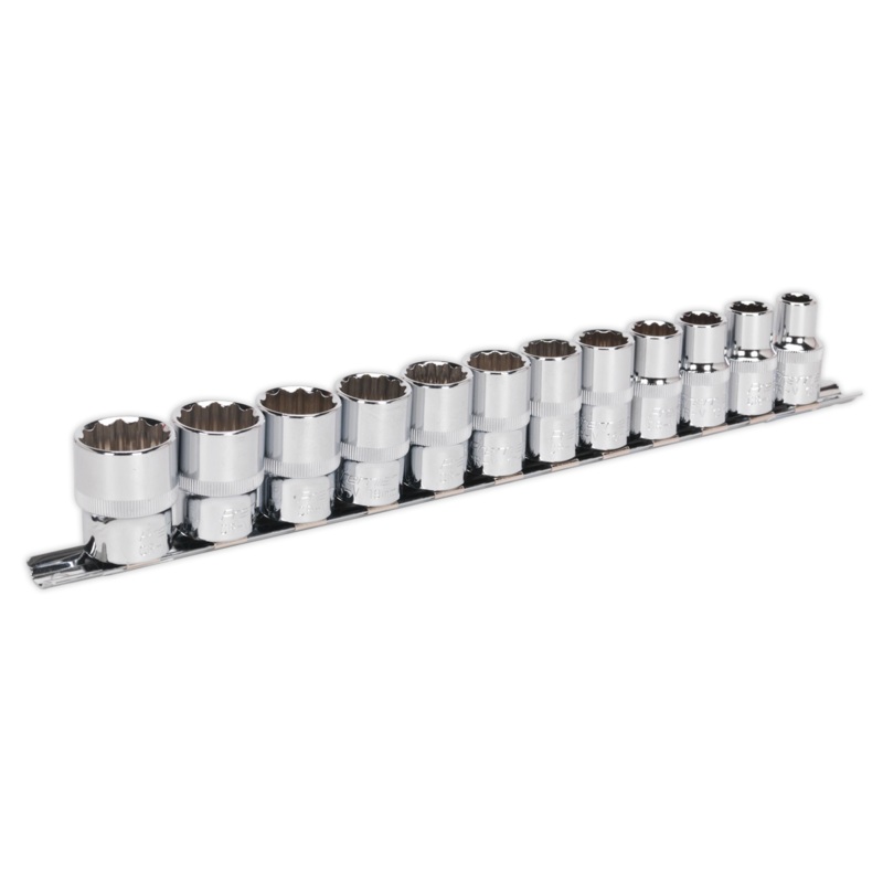 Socket Set 12pc 1/2"Sq Drive 12pt WallDrive Metric - AK2684
