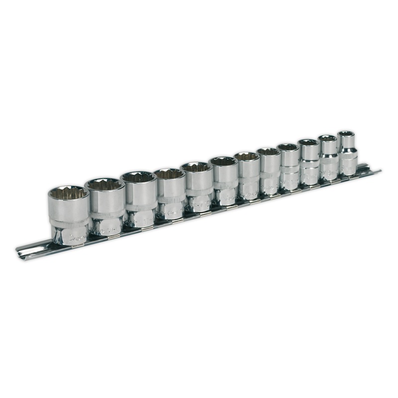 Socket Set 12pc 3/8"Sq Drive 12pt WallDrive Metric - AK2682