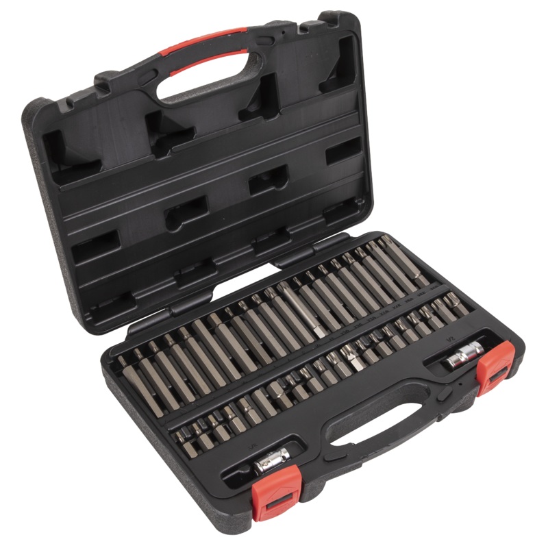 TRX-Star*/Hex/Spline Bit Set 42pc 3/8" & 1/2"Sq Drive - AK21942P