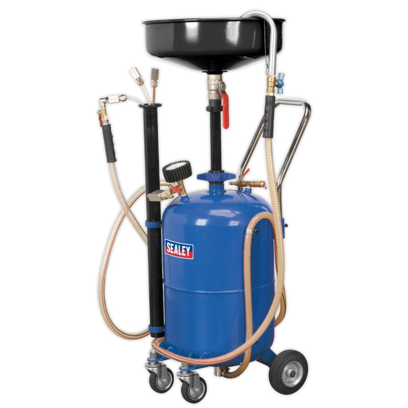 Mobile Oil Drainer with Probes 35L Air Discharge - AK456DX