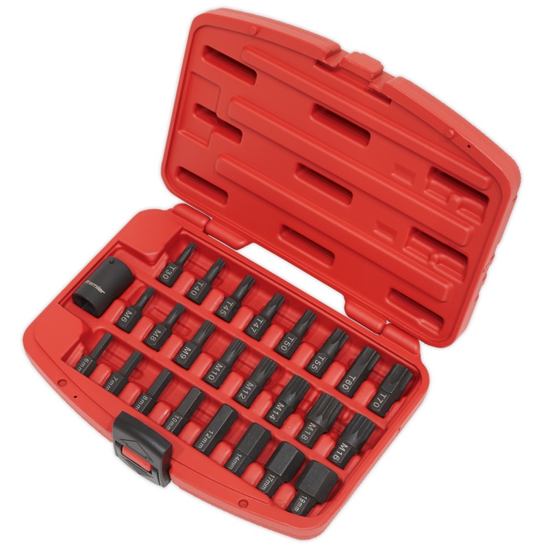 Impact TRX-Star*/Hex/Spline Bit Set 25pc 1/2"Sq Drive - AK5612