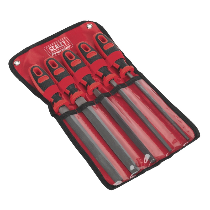 Smooth Cut Engineers File Set 5pc 200mm - AK586