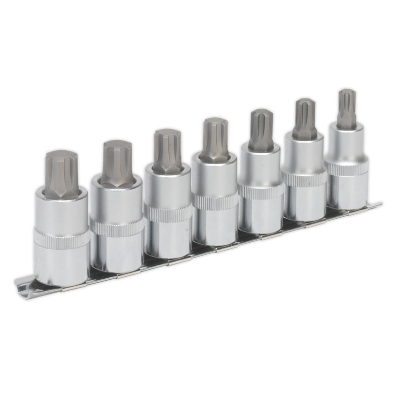 Ribe Socket Bit Set 7pc 1/2"Sq Drive 55mm - AK6234