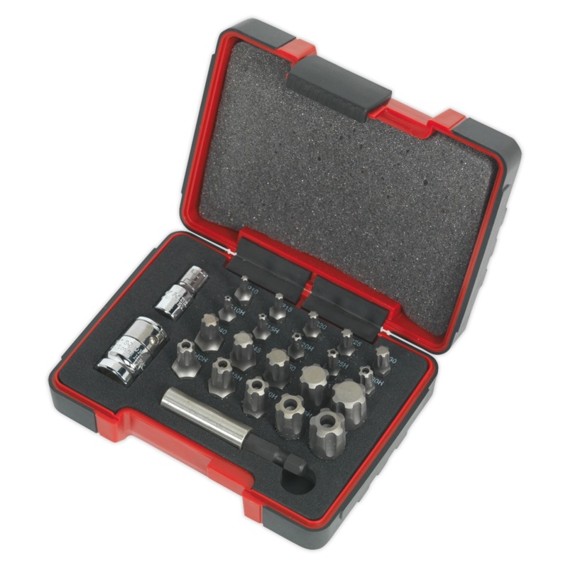 TRX-P* & Security TRX-TS* Bit Set 23pc 1/4" & 3/8"Sq Drive - AK6226