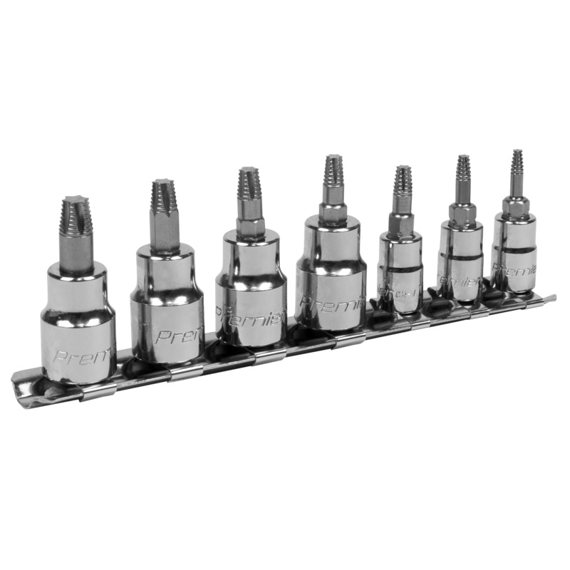 TRX-Star* Socket Bit Set Lock-On 7pc 1/4" & 3/8"Sq Drive - AK62262