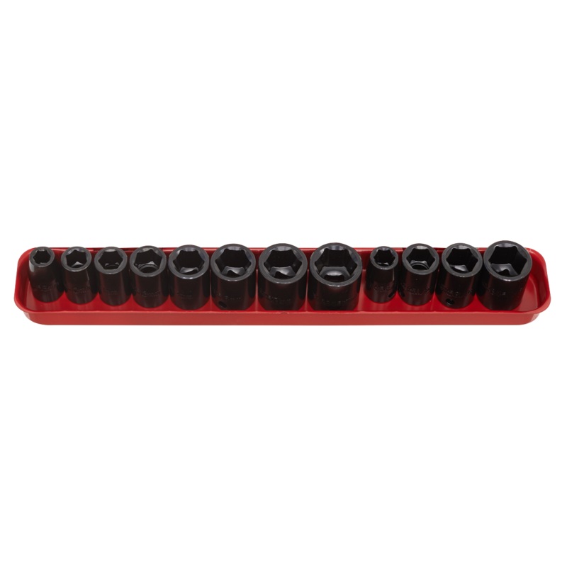 Impact Socket Set 12pc 3/8"Sq Drive Metric/Imperial - AK682