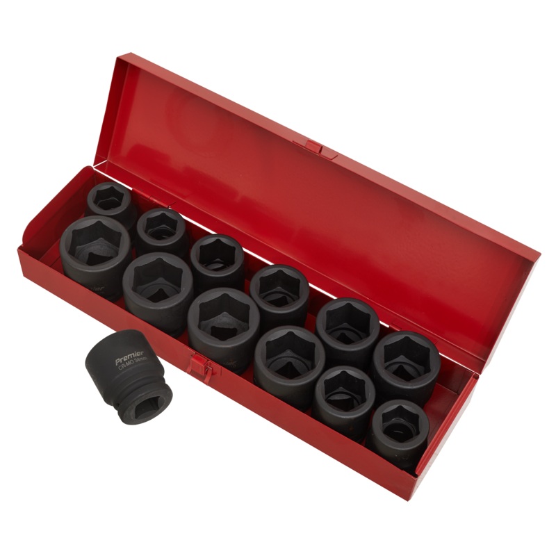 Impact Socket Set 13pc 3/4"Sq Drive Metric/Imperial - AK686