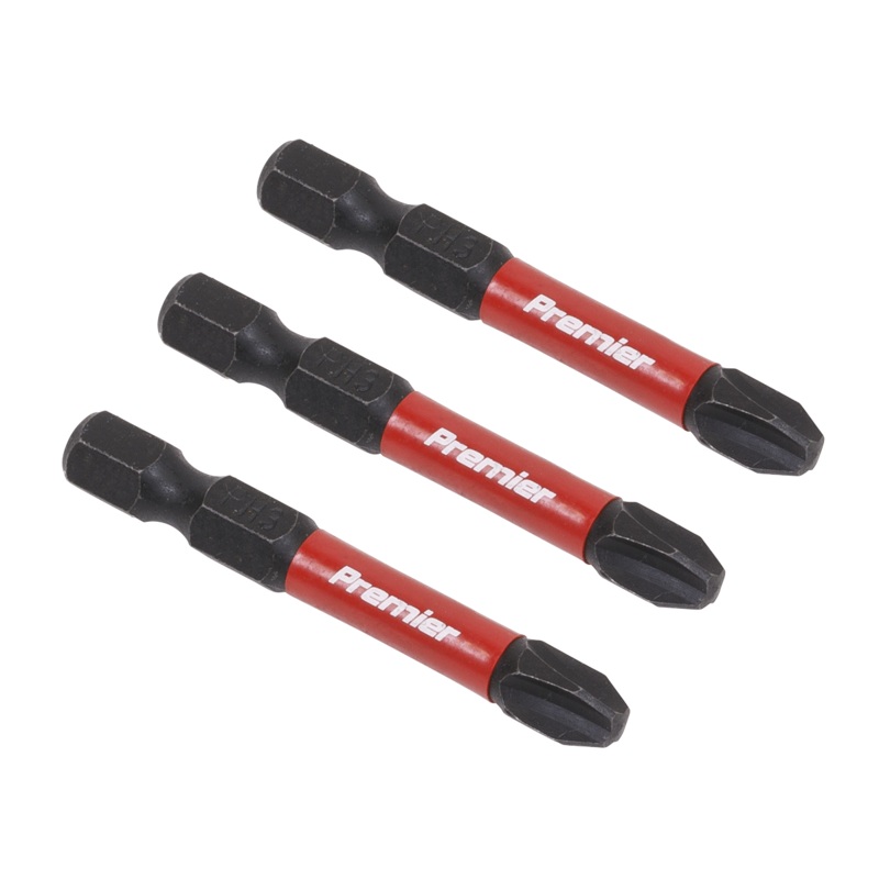 Phillips #3 Impact Power Tool Bits 50mm - 3pc - AK8231