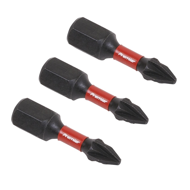 Pozi #1 Impact Power Tool Bits 25mm - 3pc - AK8207