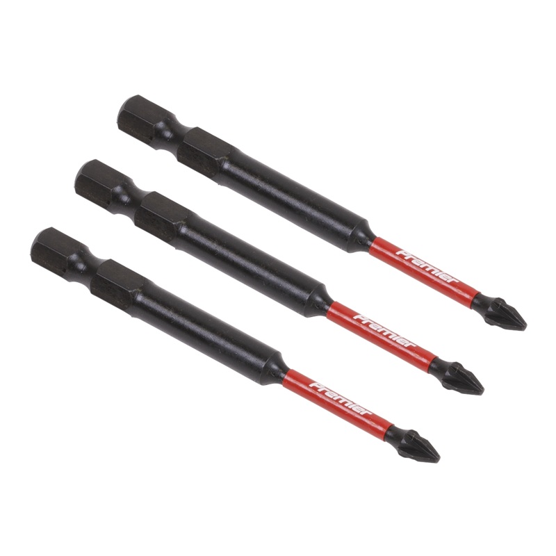 Pozi #1 Impact Power Tool Bits 75mm - 3pc - AK8257