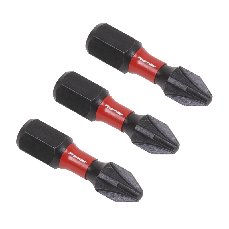 Pozi #2 Impact Power Tool Bits 25mm - 3pc - AK8208