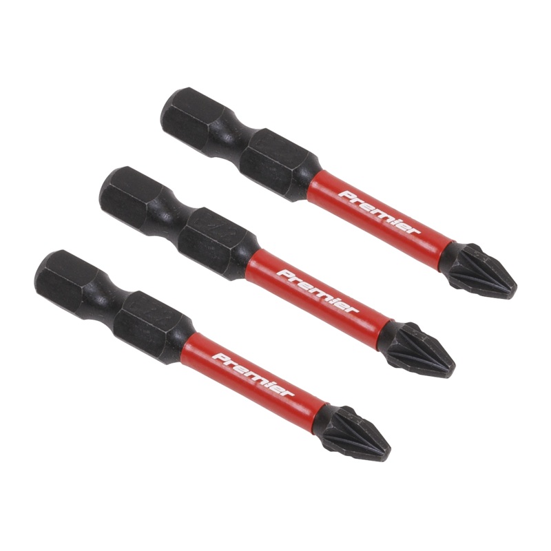Pozi #2 Impact Power Tool Bits 50mm - 3pc - AK8233