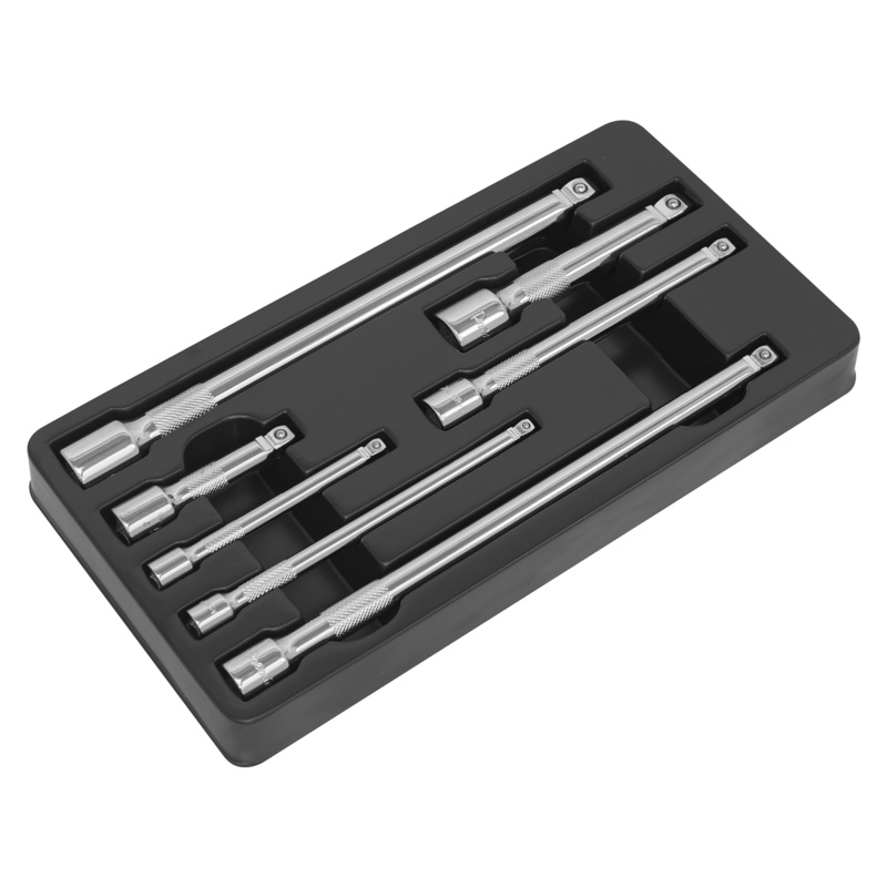 Wobble/Rigid Extension Bar Set 7pc 1/4", 3/8" & 1/2"Sq Drive - AK770