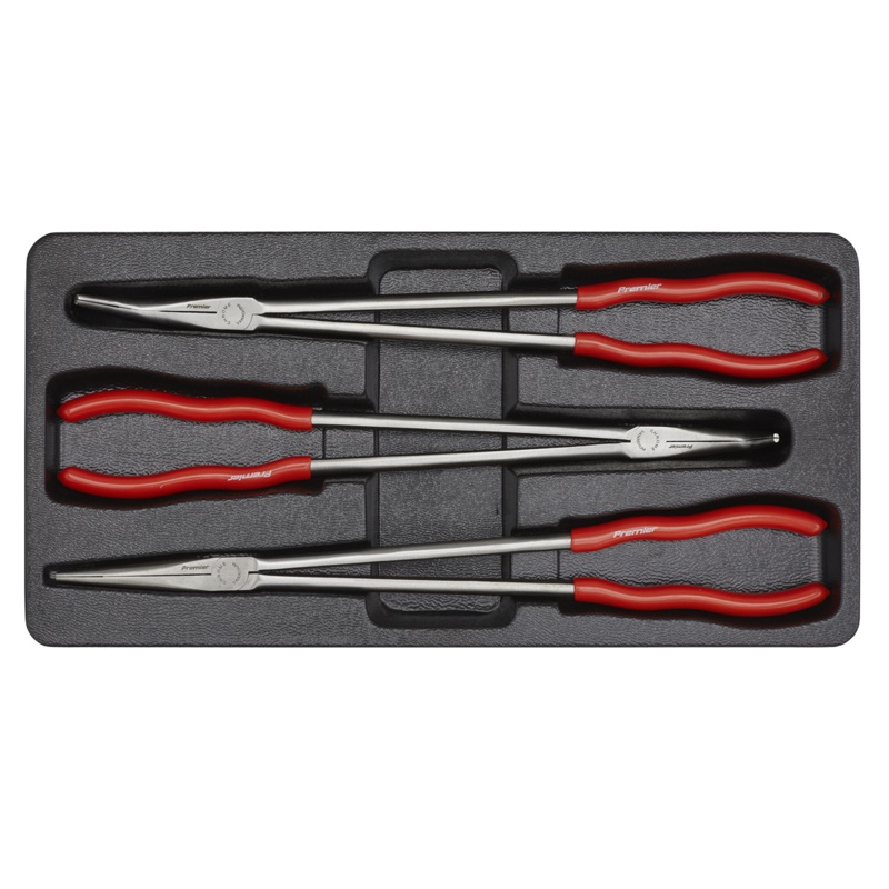 Needle Nose Pliers Set 3pc Extra-Long 400mm - AK8576