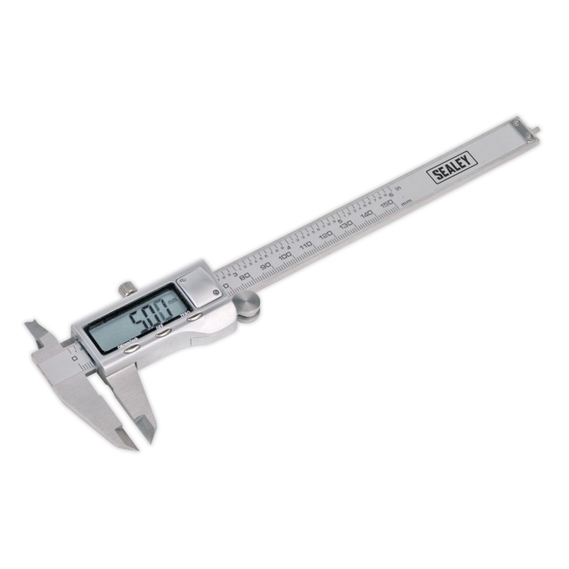 Digital Vernier Caliper 0-150mm(0-6") Stainless Steel - AK9621EV