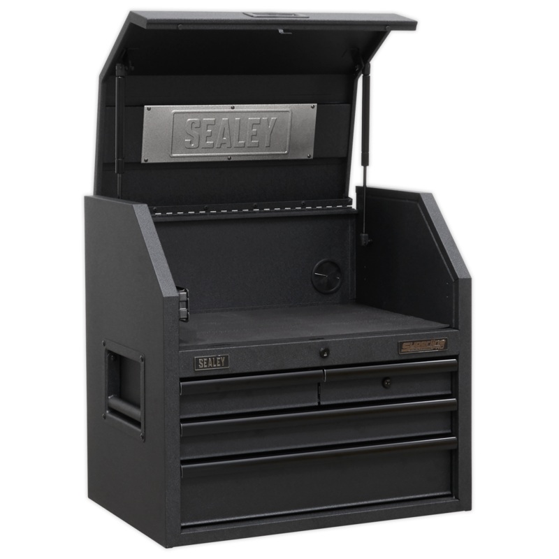 Topchest 4 Drawer 660mm with Soft Close Drawers & Power Strip - AP2704BE