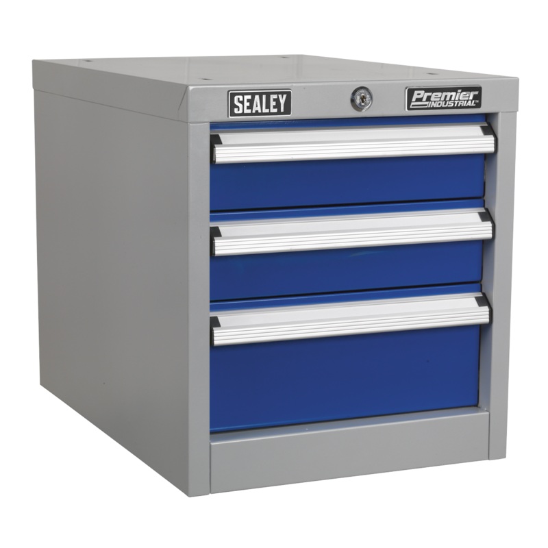 Industrial Triple Drawer Unit for API Series Workbenches - API16