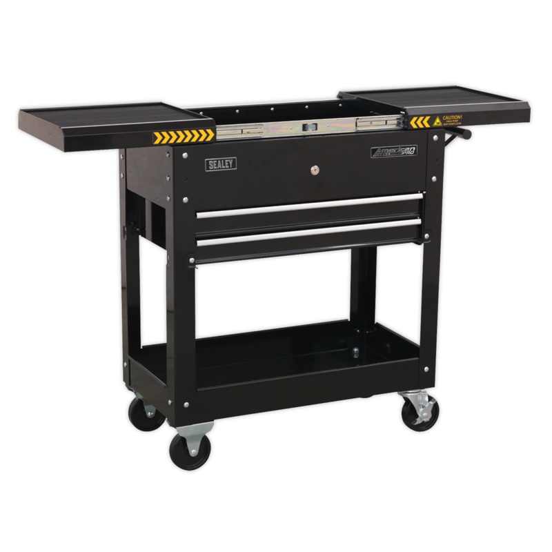 Mobile Tool & Parts Trolley - Black - AP705MB
