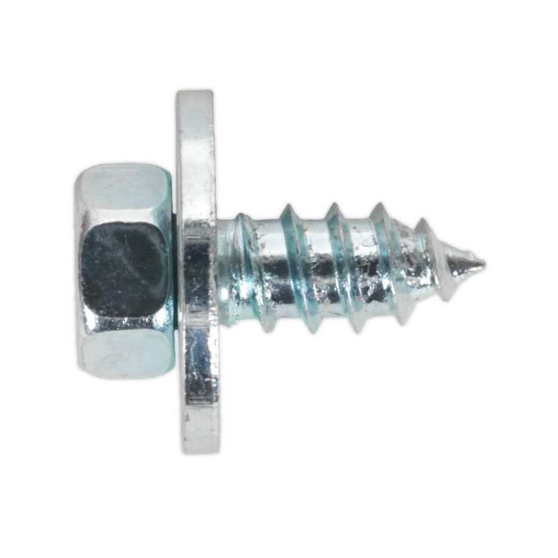 Acme Screw with Captive Washer #12 x 1/2" Zinc Pack of 50 - ASW121