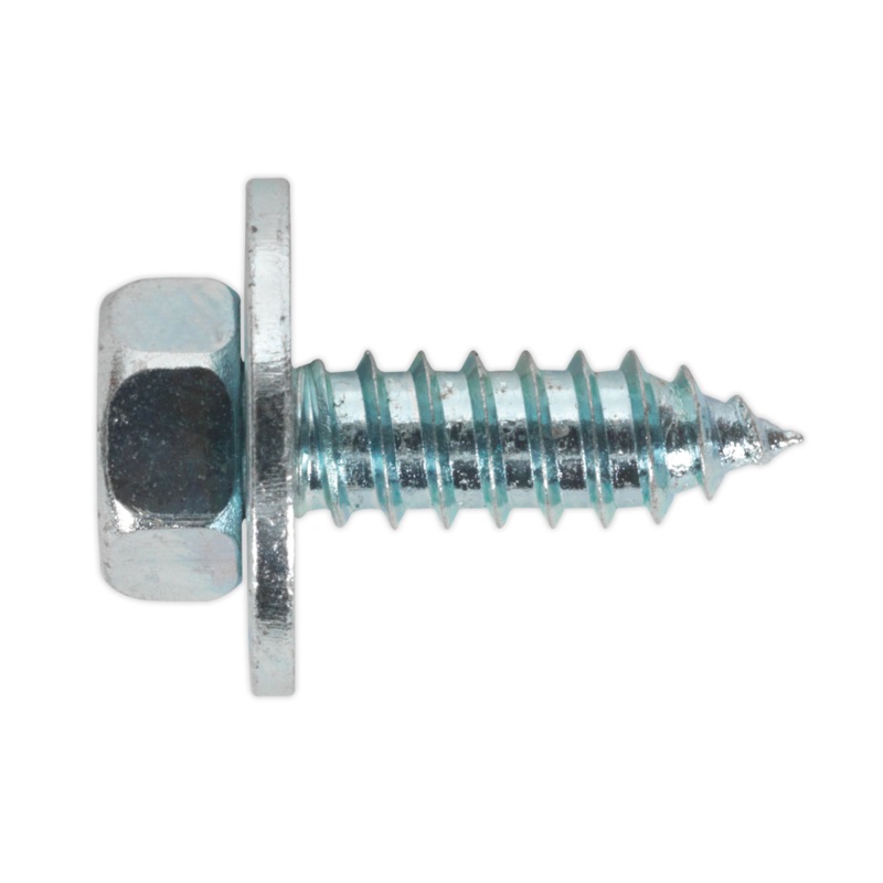 Acme Screw with Captive Washer M14 x 3/4" Zinc Pack of 100 - ASW14