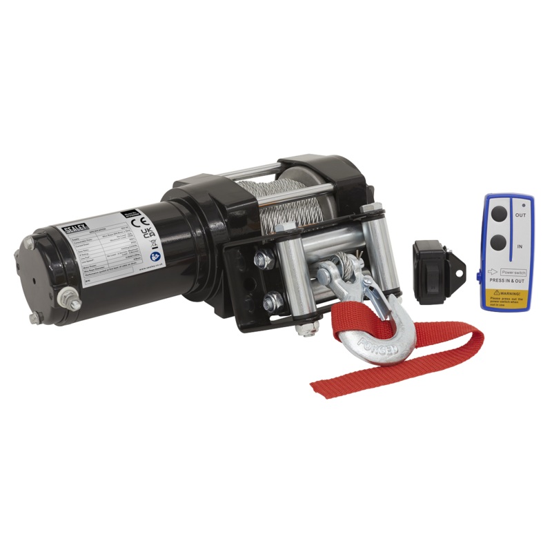 ATV Winch 1000kg Line Pull 12V - ATV1000W