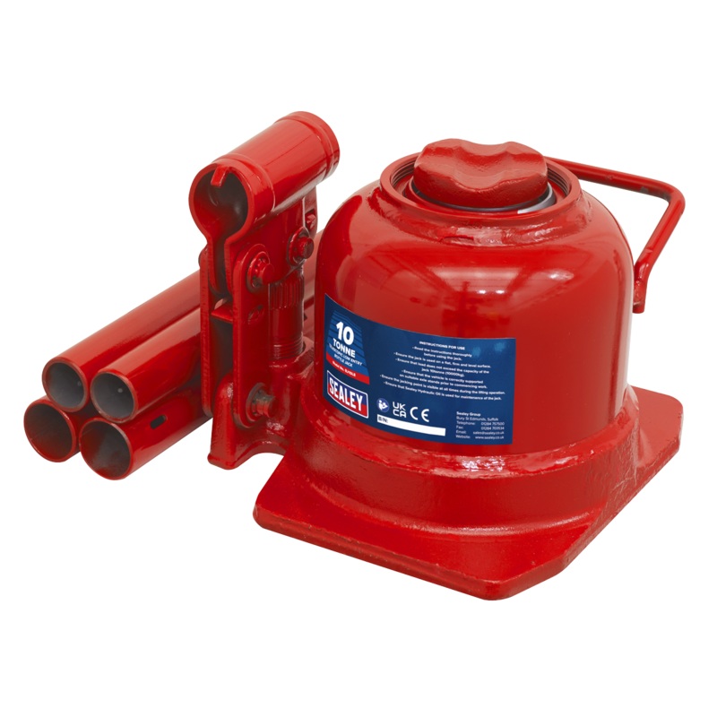 Bottle Jack 10 Tonne Low Profile Telescopic - BJ10LE