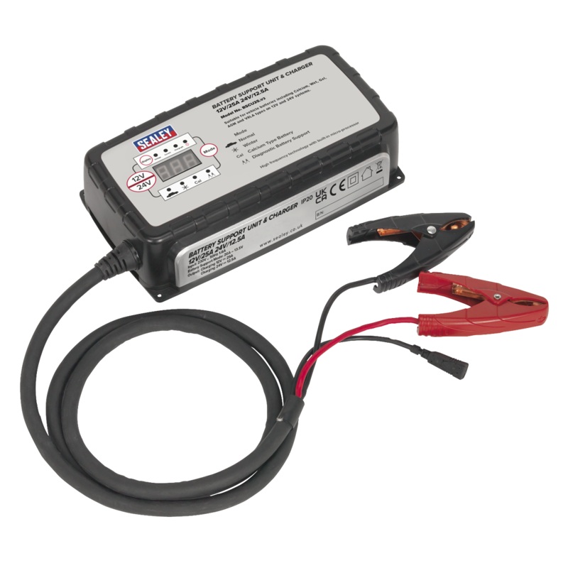 Battery Support Unit & Charger 12V-25A/24V-12.5A - BSCU25