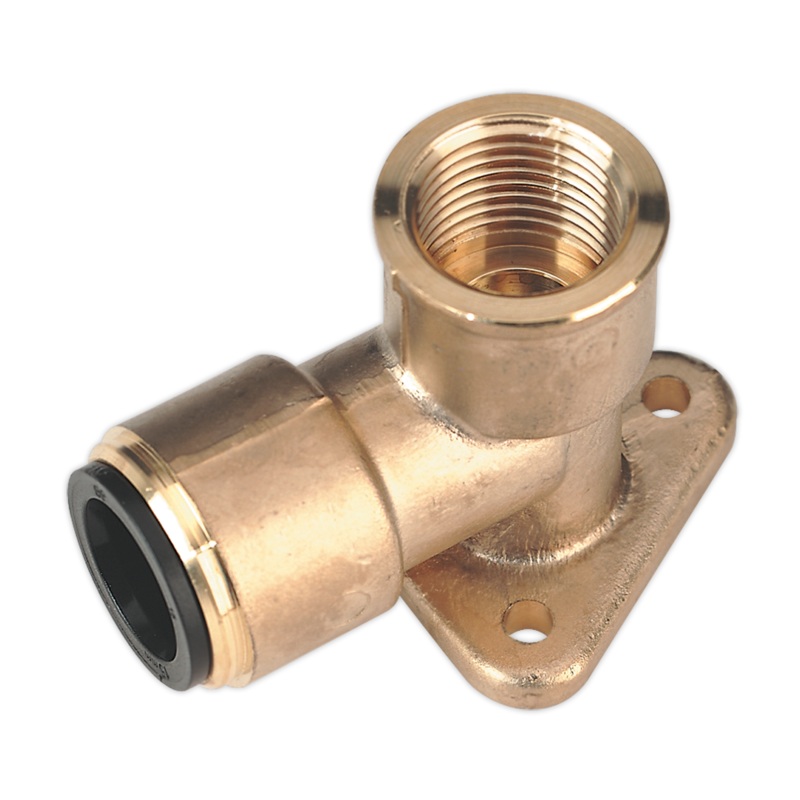 Wingback Elbow 15mm x 1/2"BSP Brass (John Guest Speedfit - PM15WB) - CAS15BWE