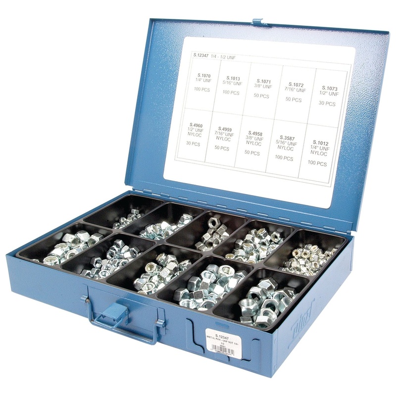 Imperial Hexagon Nut, Size: 1/4 - 1/2'' UNF (DIN | Standard No. DIN 934/985) Tensile strength: 8.8 | Sparex Part No.S.12347