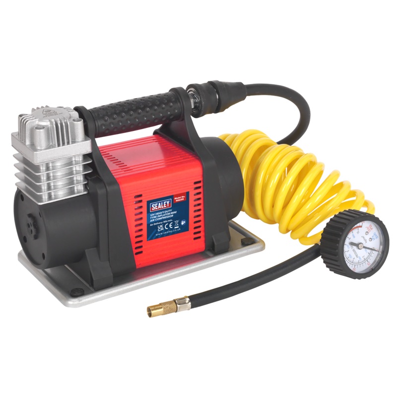 Tyre Inflator/Mini Air Compressor 12V Heavy-Duty - MAC05