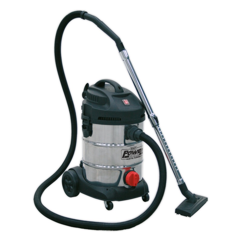 Vacuum Cleaner Industrial 30L 1400W/230V Stainless Drum - PC300SD