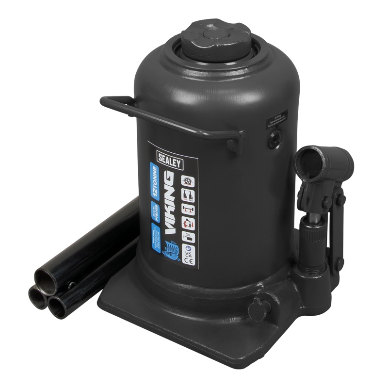 Viking Telescopic Bottle Jack 12 Tonne - PTBJ12S