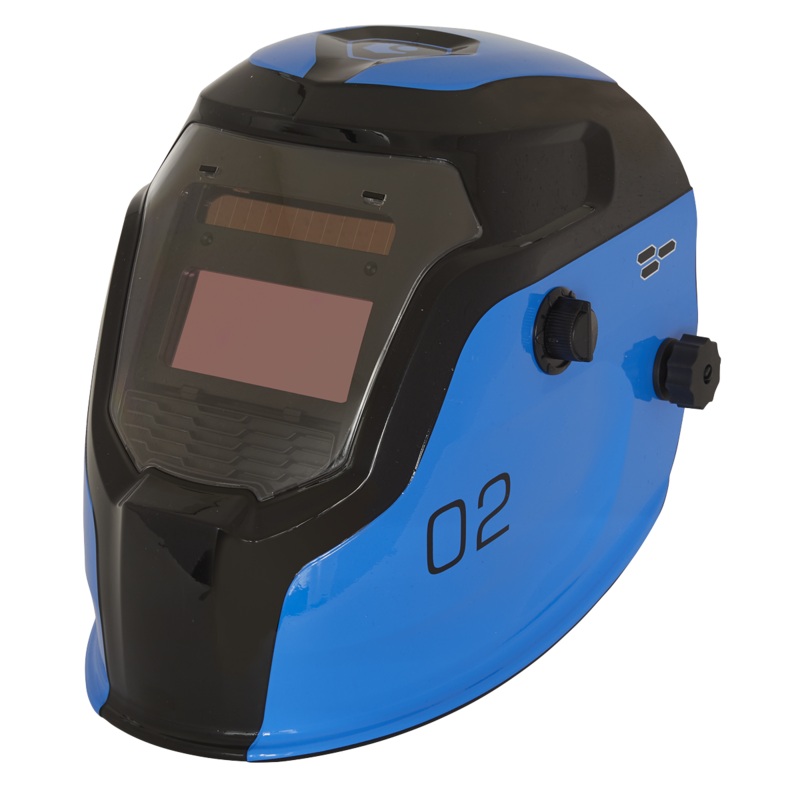 Auto Darkening Welding Helmet - Shade 9-13 - Blue - PWH2
