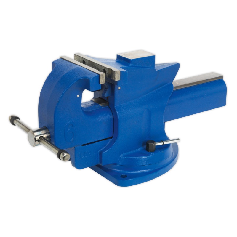 Vice 150mm Quick Action Swivel Base Cast Iron - QAV150