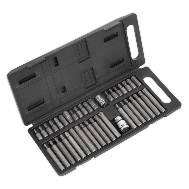 TRX-Star/Hex/Spline Bit Set 40pc 3/8" & 1/2"Sq Drive - S0982