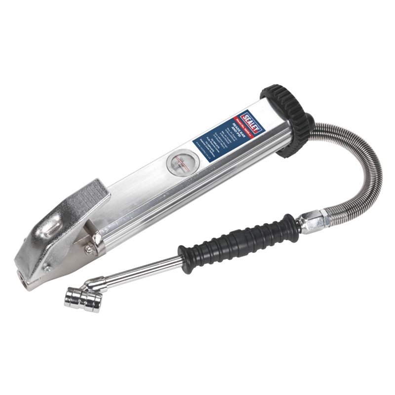 Tyre Inflator Long Type with Twin Push-On Connector - SA39
