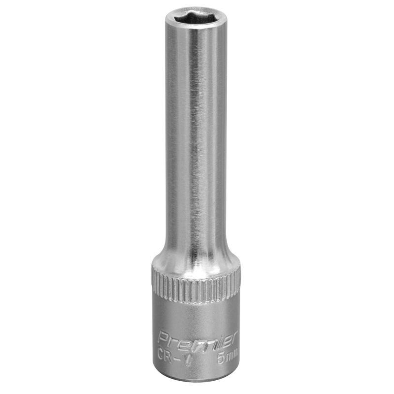 WallDrive Socket 5mm Deep 1/4"Sq Drive - S1405D