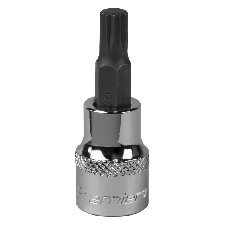 Spline Socket Bit M7 3/8"Sq Drive - SBS005