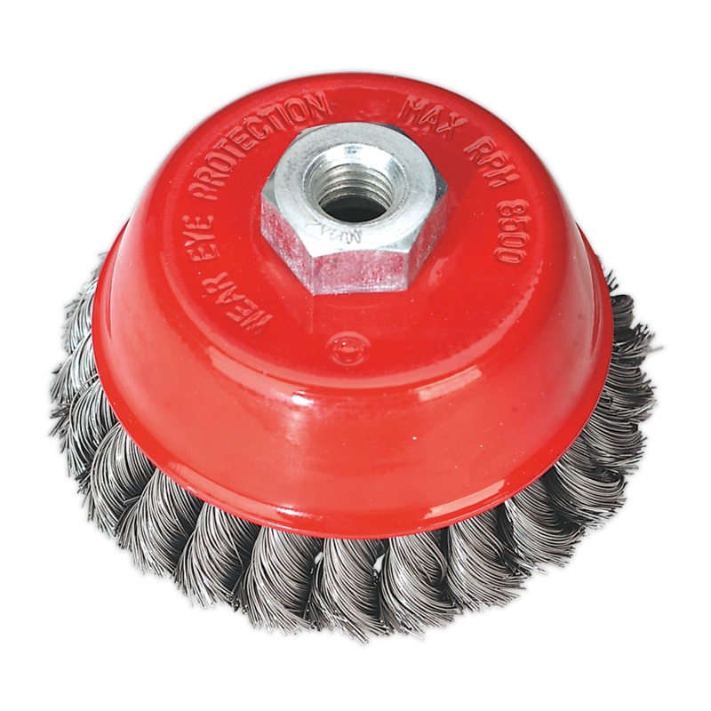 Twist Knot Wire Cup Brush 100mm M14 x 2mm - TKCB100