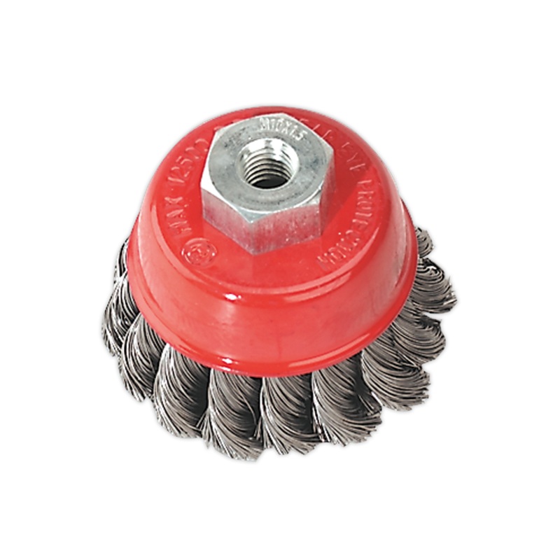 Twist Knot Wire Cup Brush 65mm M10 x 1.5mm - TKCB65